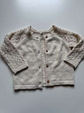 Cream Knit Cardigan